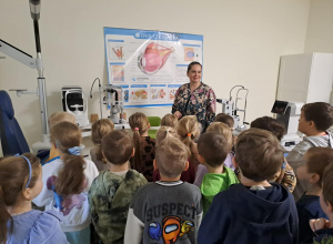 "Zawód okulisty" ,"Warsztaty z Panią Dietetyk"