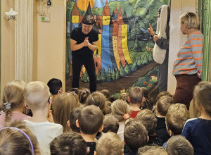"Wizyta Teatru" w przedszkolu.