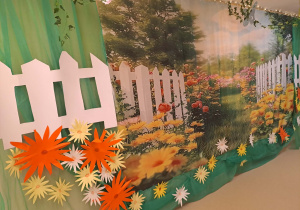 Na zdjęciu widać dekorację przedszkola.