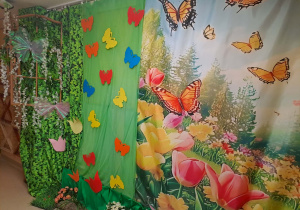 Na zdjęciu widać dekorację przedszkola.