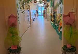 Na zdjęciu widać dekorację przedszkola.