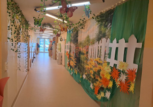 Na zdjęciu widać dekorację przedszkola.