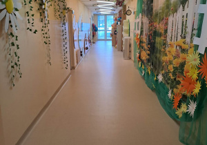 Na zdjęciu widać dekorację przedszkola.